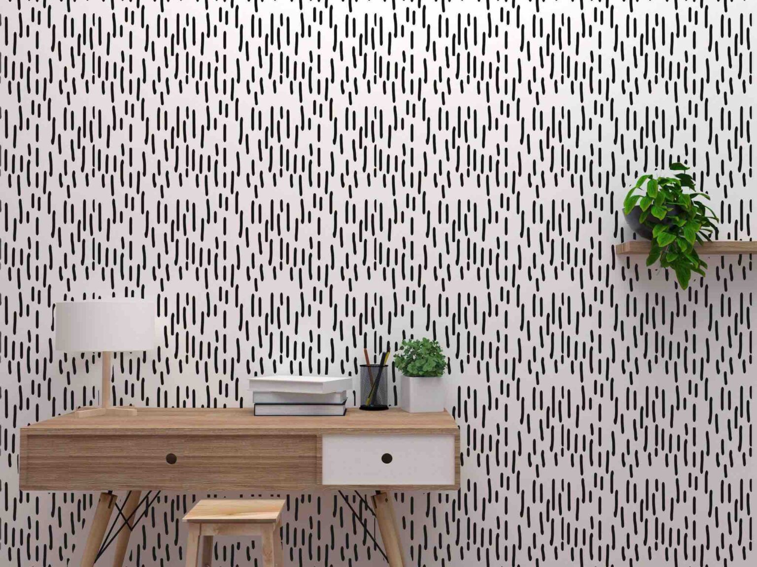 How to Create a DIY Wallpaper for Less Than 50 Wit & Delight