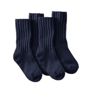 L.L. Bean Merino Wool Ragg Socks, 10″ Two-Pack