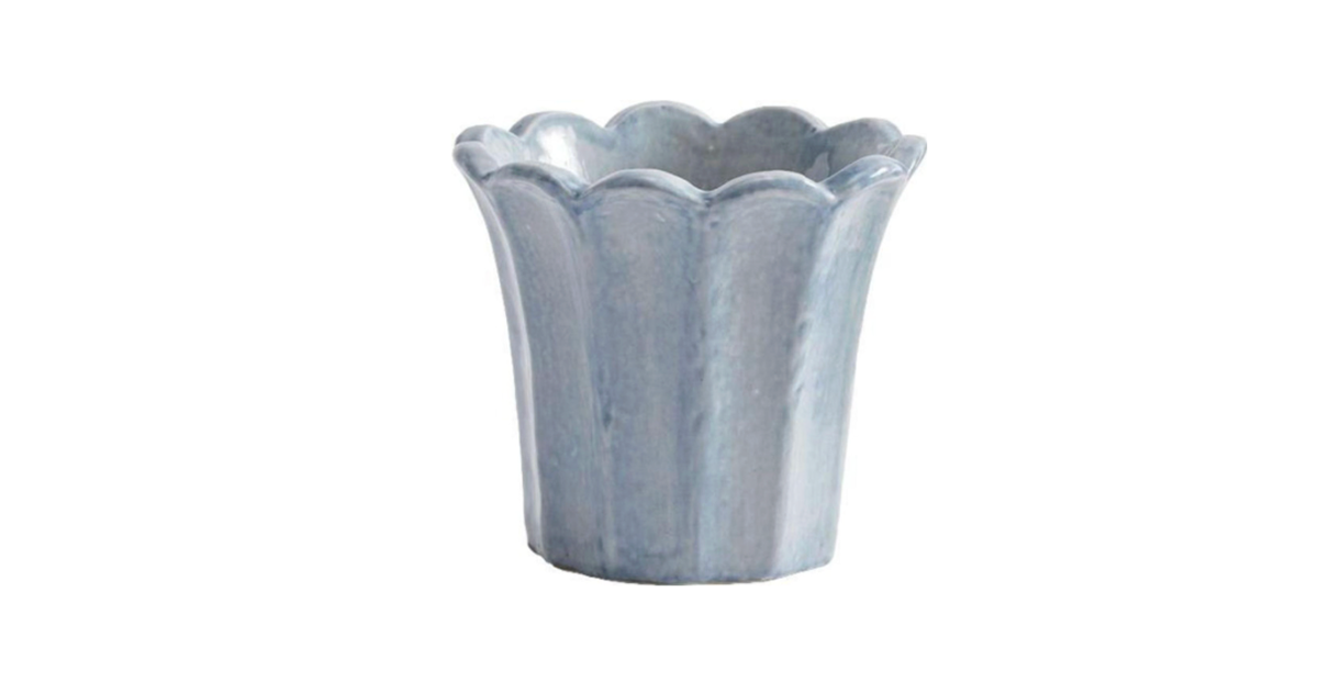 Fluted Tulip Cachepots from Pottery Barn